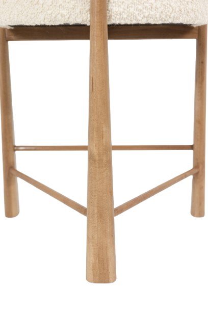 Image 1 of Pair of Bar Stools in Blond Beech. Contemporary work.