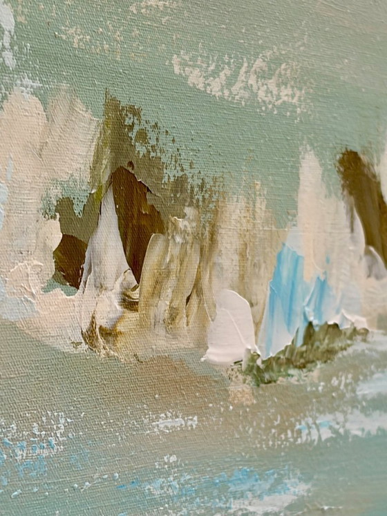 Image 1 of Roads – panoramic semi-abstract seascape | diptych