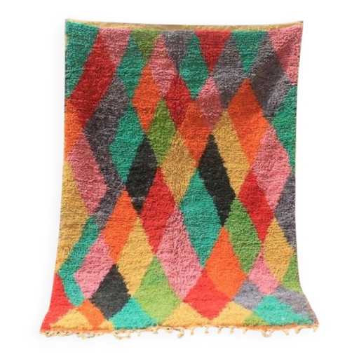 Traditioneel handgemaakt Berber vloerkleed 250cm x 150cm