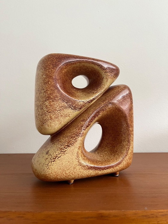 Image 1 of 2 (set) Roberto Rigon vases Bertoncello Ceramiche d'arte