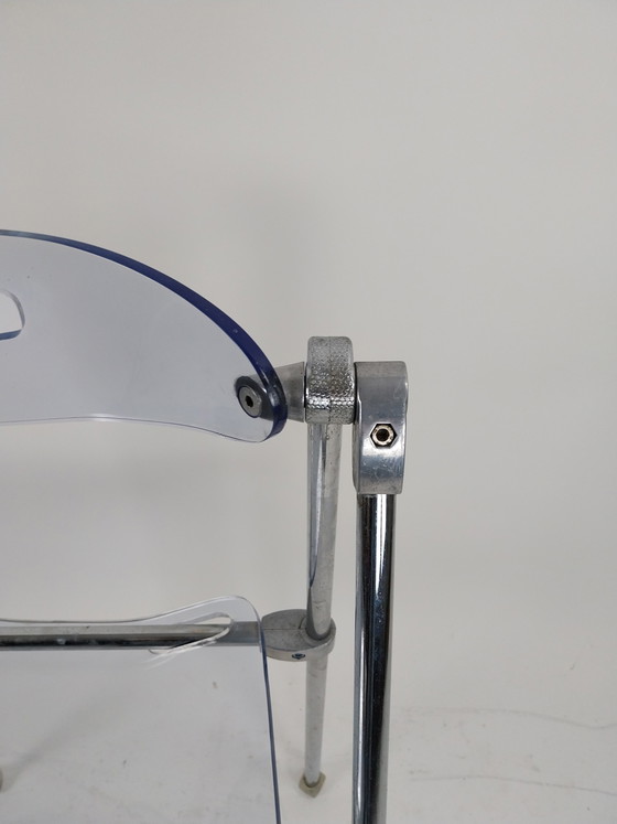 Image 1 of 1 x Lucite folding chair telescope by Giancarlo Piretti 1970s