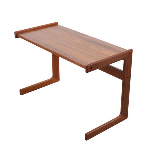 Table basse en teck, design danois, années 1970, production : Danemark