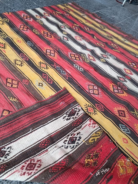 Image 1 of Kilim turco tessuto a mano 175x150 cm