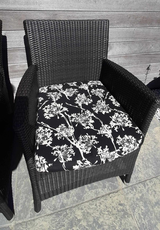 Image 1 of 6 sedie da pranzo Varaschin con cuscini