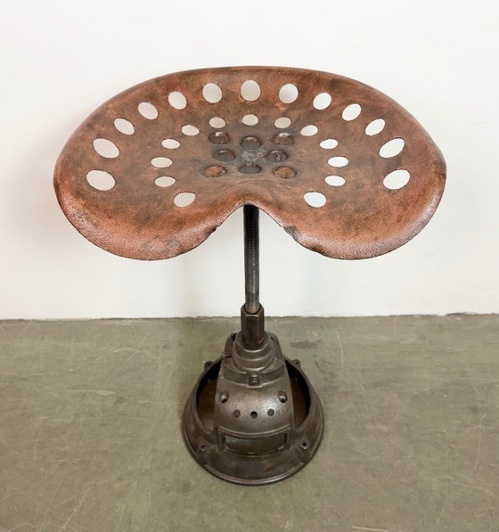 Image 1 of Vintage Industrial Swivel Chair, 1950s