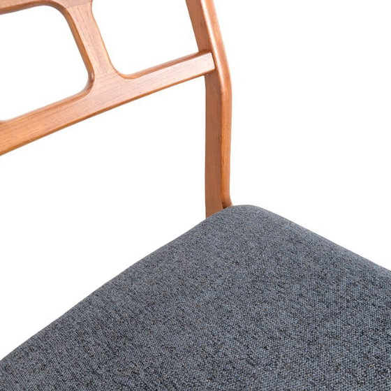Image 1 of Set van 3 originele mid-century stoelen, Deens design, teakhout, vintage jaren 60.