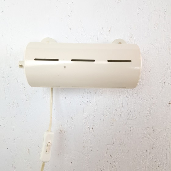 Image 1 of Vintage wall lamp Ikea Smyg bedside lamp metal/plastic white Maria Vinka