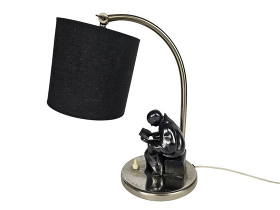 Image 1 of Lampada Art Déco - 'Luce da lettura' - Vintage - Metallo - Anni '30