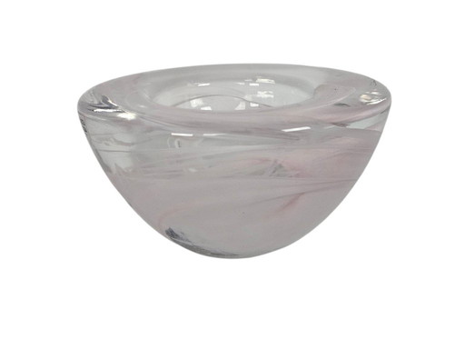 Kosta Boda - Atollo - Votivo - design Anna Ehrner - Svezia - anni '90