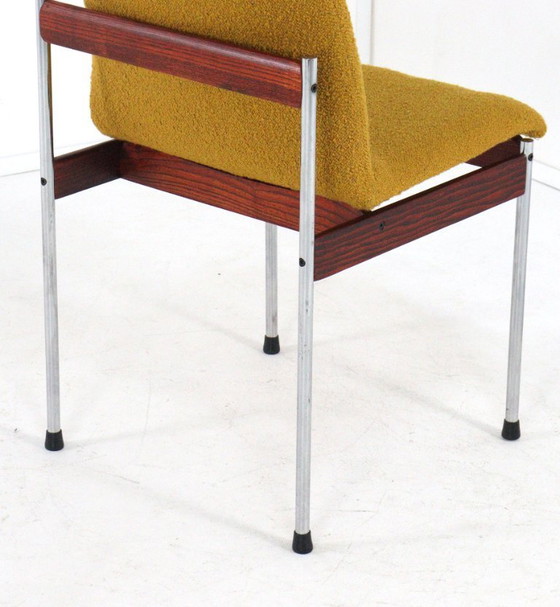 Image 1 of Set of 4 Thereca chairs upholstered vintage