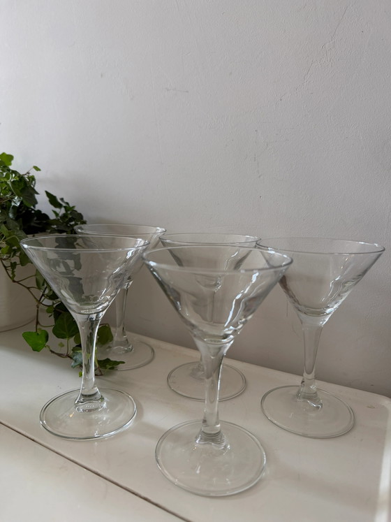Set of 5 Luminarc Martini glasses – Glass & Decanter, Vintage (photo 4 of 4)