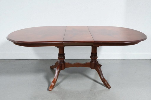 Antique Extendable Mahogany Dining Table - 6 to 8 People