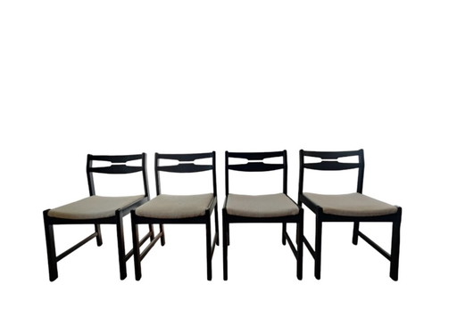 4x vintage designer chairs