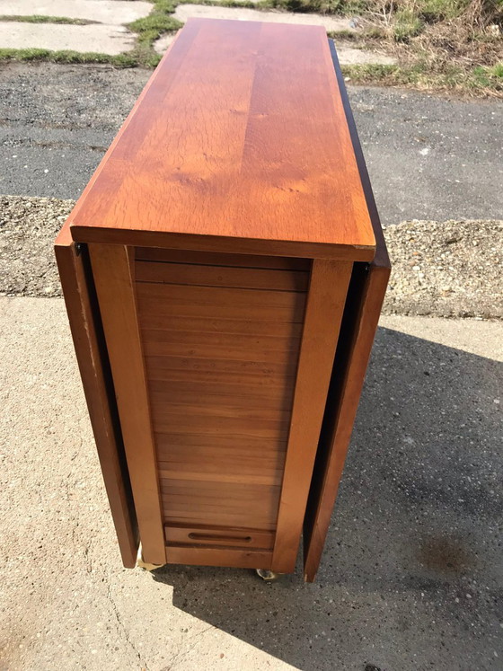 Uitschuifbare Eettafel & 2 Stoelen, jaren 60, Set van 3 – Eetkamerset (photo 2 of 11)