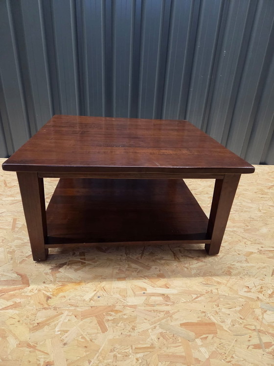 Image 1 of Tavolino da caffè vintage in legno di ciliegio.