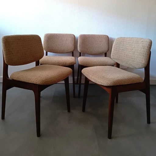 4x Silla de comedor vintage