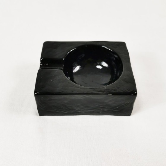 Posacenere Bauhaus in vetro piccolo e minimalista, anni '70. – Oggetti decorativi, Glass (photo 2 of 6)