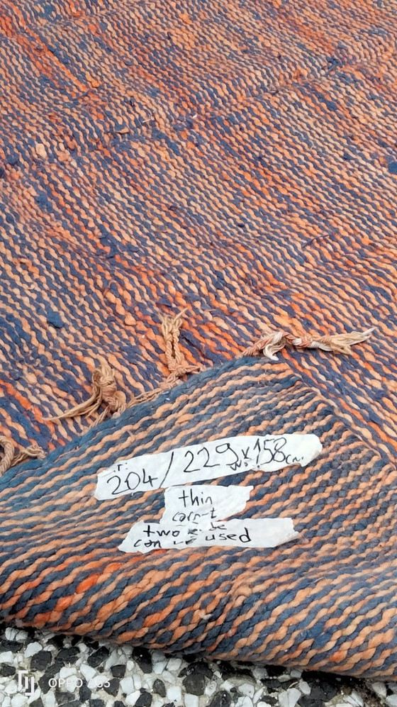 Image 1 of Hand-knotted Berber wool rug 200x104cm