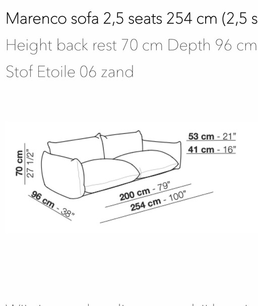 ARFLEX marenco 2,5 Seat 