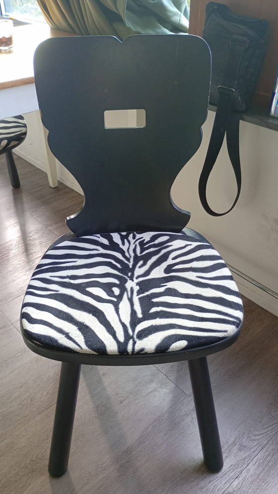 Image 1 of 2 vintage design stoelen handgemaakt door vervoort Tilburg 