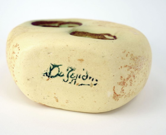 Image 1 of greek vintage VASE by nikos dazelidis, 1960s/70s, signed, sculptural form, space age