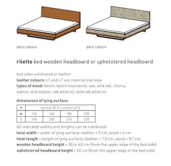 Image 1 of Cama doble 140x200 (RILETO de Kai Stania)