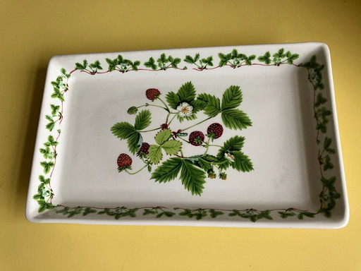 Botervloot Portmeirion Summer Strawberries in prima staat