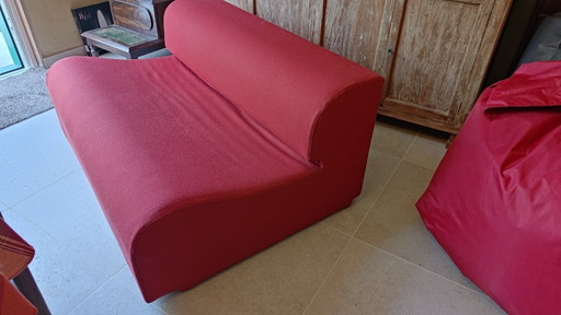 2 divani Bobo Arflex – 2 zitsbanken, Plastic, Textile (photo 2 of 8)