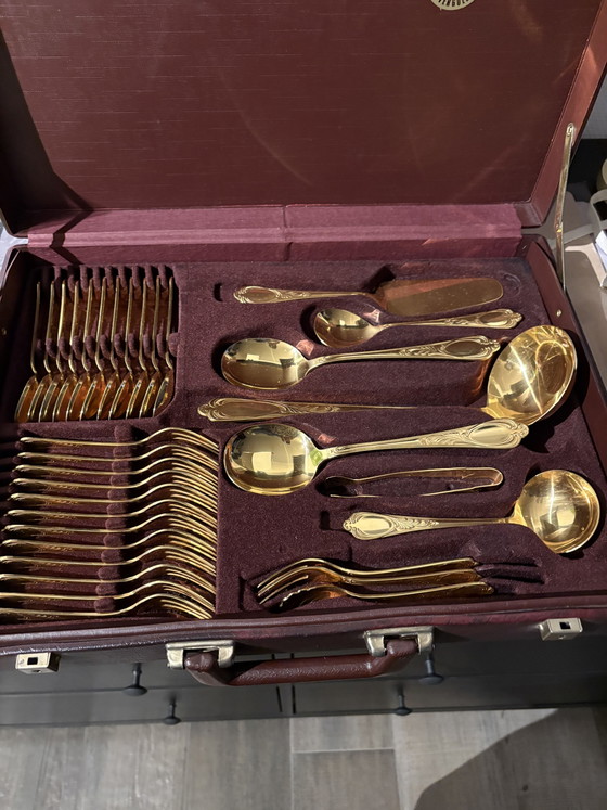 Gilded Cutlery – SBS Solingen, Cutlery Sets, Gold, Metal (photo 4 of 5)