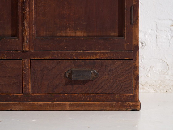 Credenza con vetrina giapponese kodansu, inizio periodo Taishō-Showa (ca. ) #30 – Credenze con vetrina (photo 29 of 40)