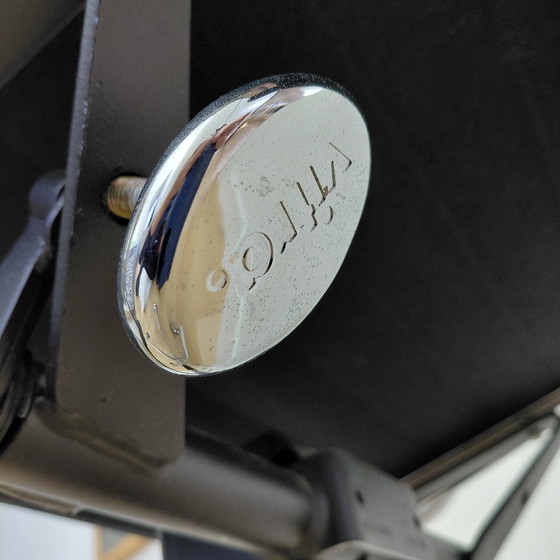 Image 1 of Vitra EA19 cuir noir, chrome