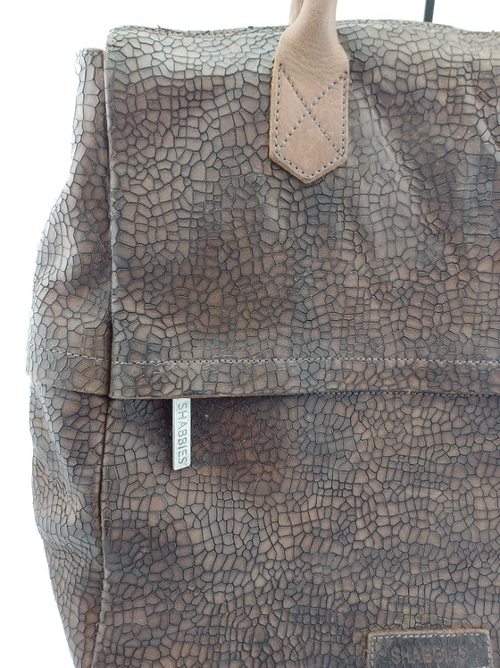 Bolso de Trabajo Grande Cuero Marrón Craquelado Como Nuevo – Shabbies Amsterdam, Bolsas para portatil (photo 3 of 8)
