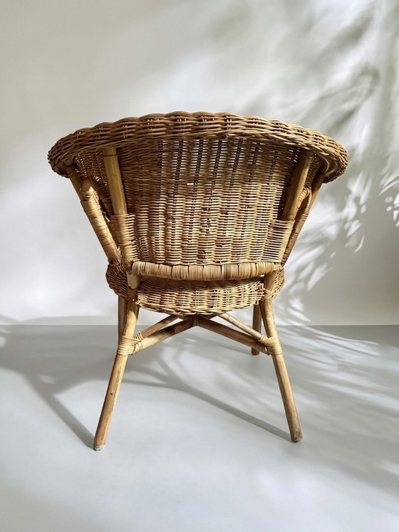 Image 1 of Vintage rattan armchair