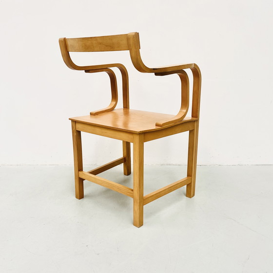 Image 1 of Sperrholzsessel aus Buche von Enraf Nonius Delft, 1970er