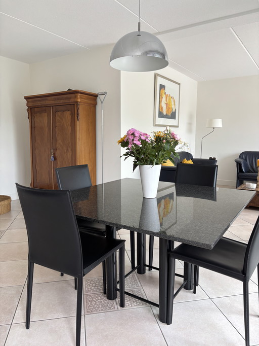 Beautiful luxury solid granite designer table