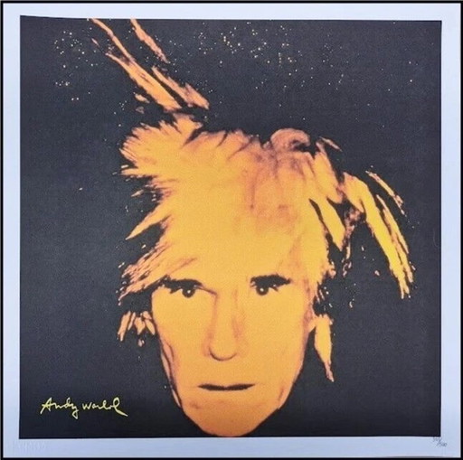D'après Andy Warhol, Autoportrait, années 1980, Lithographie