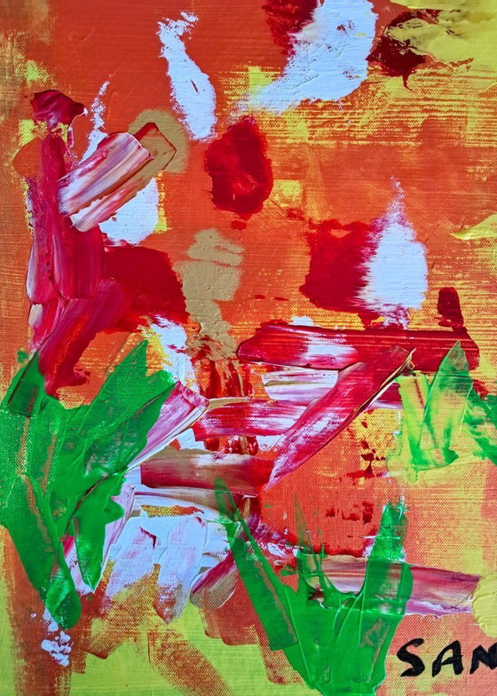 Image 1 of Enzo SAN MARCO - Strange Meadow - Artist's painting