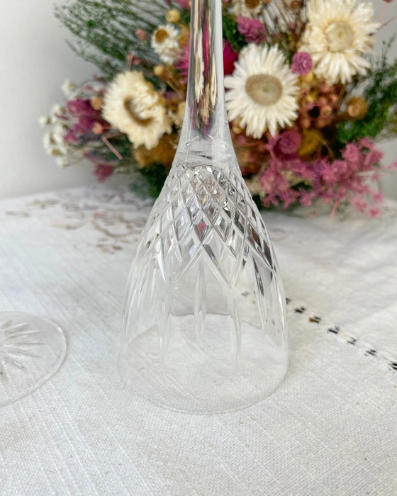 3 Bicchieri in Cristallo Tagliato Vintage – Bicchieri e caraffe, Crystal (photo 9 of 10)