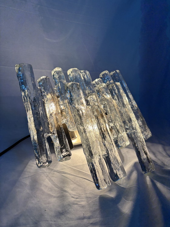 Vintage J.T. Kalmar Wall Lamp Ice Glass 1960s/1970s – J.T. Kalmar Franken, Wall lights (photo 10 of 10)