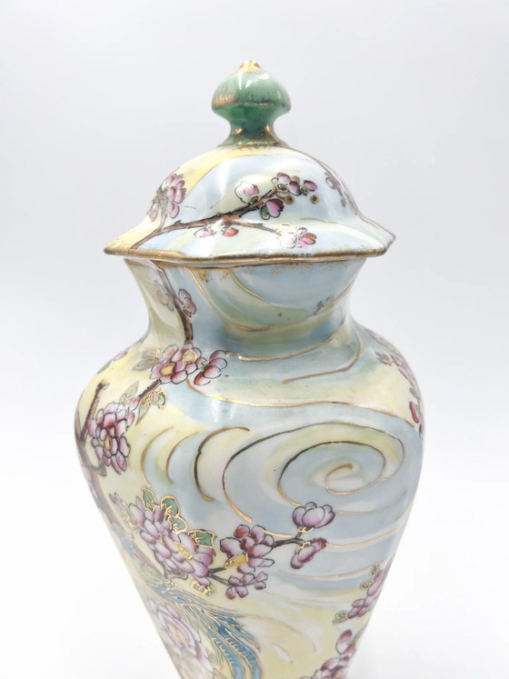Hand-painted Art Nouveau Ceramic Vase by Vera Vitali, 1927 (photo 8 of 11)
