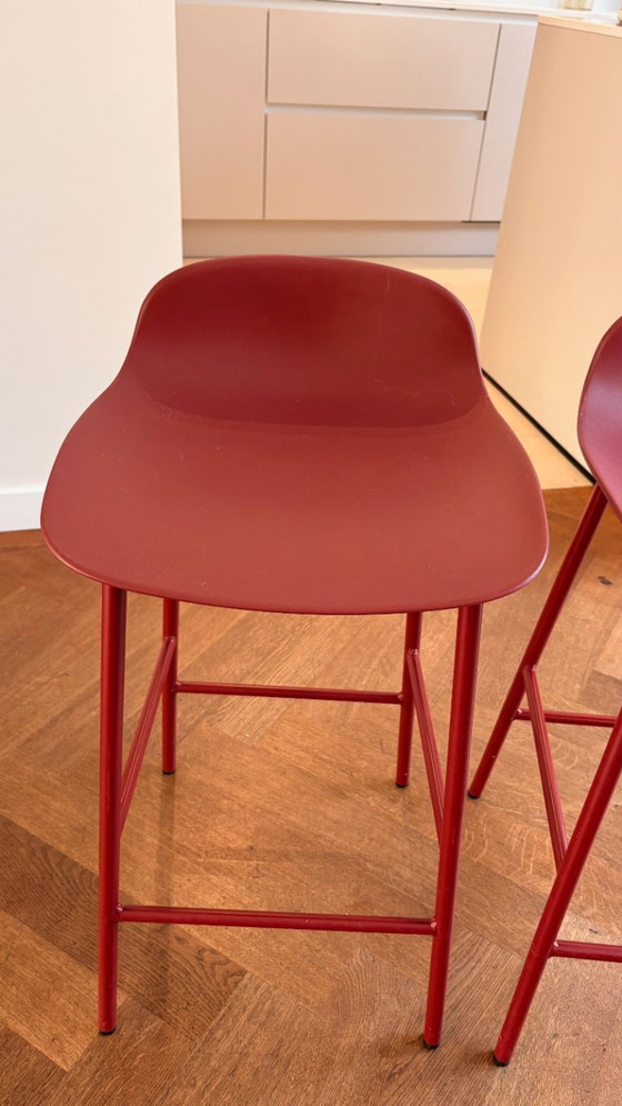 Image 1 of 2x Normann Copenhagen Form barkruk