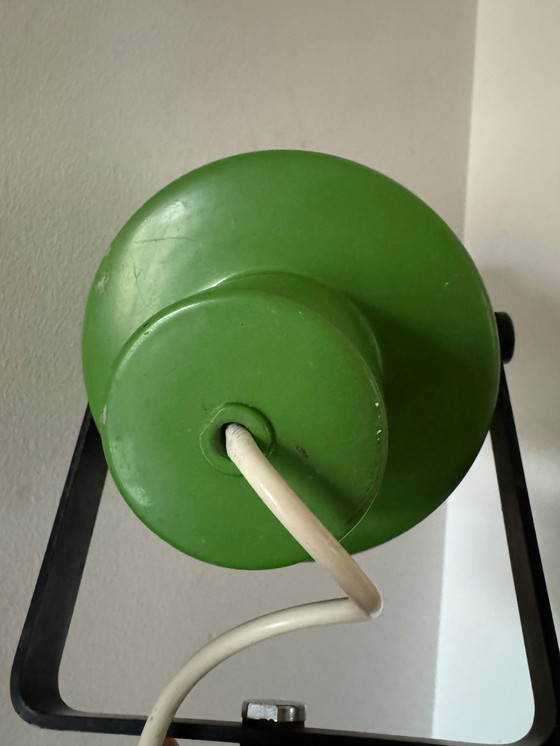 Image 1 of Applique con faretto verde anni '70