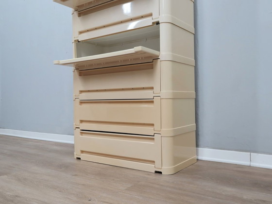 Image 1 of Kartell 4963 modular storage system by Olaf Von Bohr 1970s