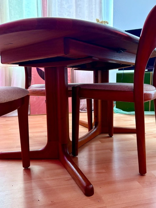 Glostrup Denmark Teak dining table 1960