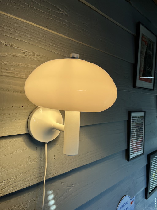 Vintage space age mushroom wall light by Massive