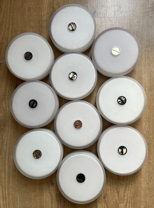 2x Flos Button Mini ceiling/wall lamps