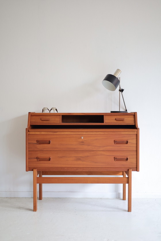 Image 1 of Secretaire, Arne Wahl Iversen Vinde Møbelfabrik jaren 60