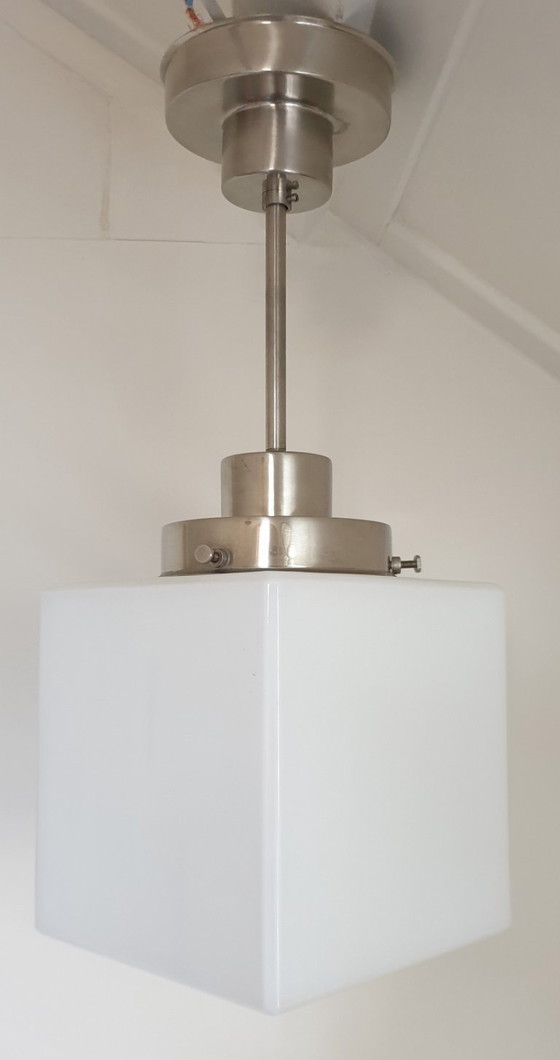 Image 1 of 2 Art Deco GISO (Gispen) hanglampen Kubus