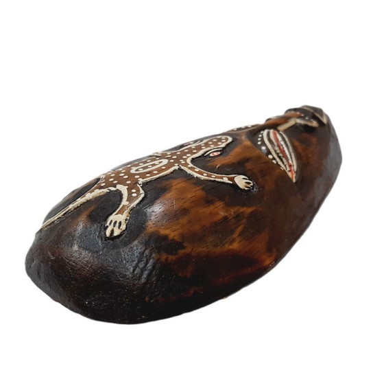 Image 1 of Maschera africana in legno d'epoca