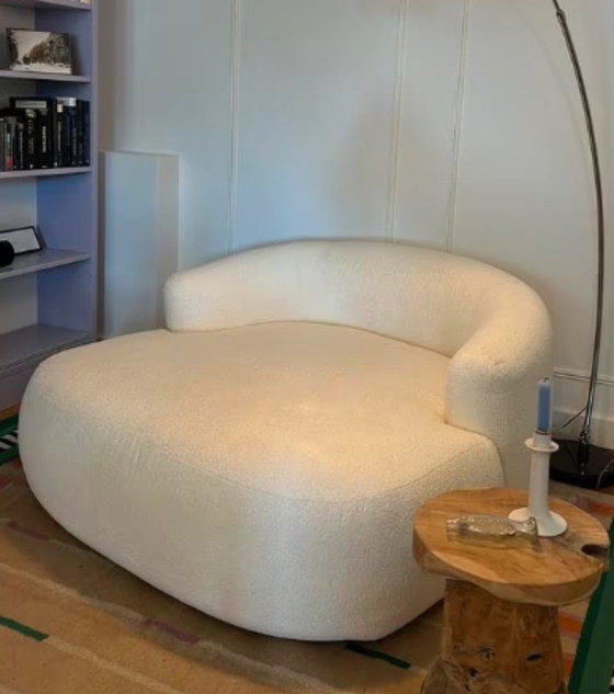 Image 1 of Westwing XL longe fauteuil Sofia Bouclé